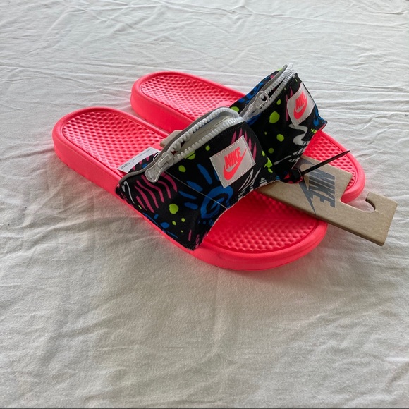 Nike Benassi JDI Fanny Pack Slides - Picture 3 of 10